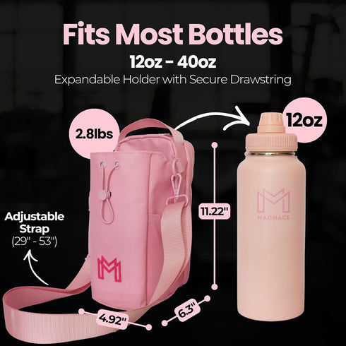 MAGNACE 3-in-1 Set Magnetic Gym Bag Bundle, with Water Bottle Holder, Magnetic Pouch, Towel & Sling Bag For Men & Women