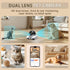 OROMVO 1080p Version+32G 2-Way Pet Camera, Security Camera for Home, Movable Robot Pet Cam Indoor with Phone App