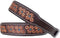 Heavy Duty Hand Tooled Floral Leather Dog Collar, Western Style Padded for Puppies and Big Dogs 10AB124-L