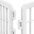 IRIS USA Dog Playpen Add-On Panels | 2-Panel 24" Pet Playpen | Foldable, Customizable, White