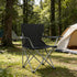 BEDKHGT Quad Folding Camp Chair with Cup Holder Portable Outdoor Seat with Carry Bag for Camping and Outdoor Activities