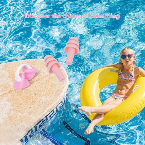 Swimming Nose Clips for Kids 4-14, Waterproof Nose Plugs to Ensure Comfort and Safety in The Water