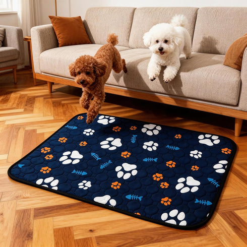 Soutng Holden (24x36in(2 Pack)) Washable Dog Pee Pads, Waterproof Training Mat, Non-Slip Super Absorbent Whelping Pad