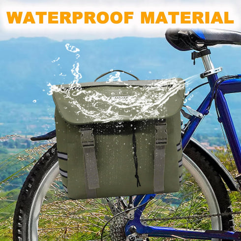 Panniers Bike Bags,Bicycle Saddle Bags,Large Capacity Reflective Strip,Bike Trunk Bag with Panniers,Bicycle Storage