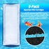 Fish Tank Filter Cartridge, 6Pcs Aquarium Filter Cotton Replacement, Wall Mounted Filter Accessory for Healthier Fish