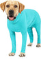 Etdane Recovery Suit for Dogs, Surgical Recovery Suit for Female Spay, Anti Licking Wounds Dog Shedding Suit Blue/Small