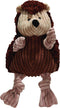 HuggleHounds Henry Hedgehog Knottie Plush Dog Toy - Squeaky Stuffed Animal for Small, Medium & Large Dogs, Large