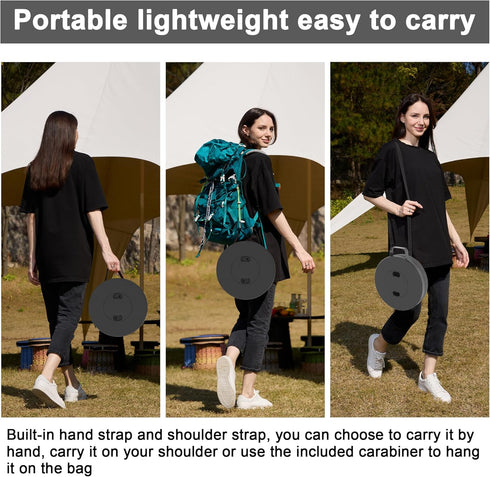 2026 18.1" 600lbs Upgraded Portable Folding Stool, Collapsible Stools, Max Weight, Lightweight But Sturdy, Telescoping