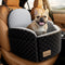 FGU Dog Car Seat for Small/Medium Dogs Up to 35 lbs, Elevated Memory