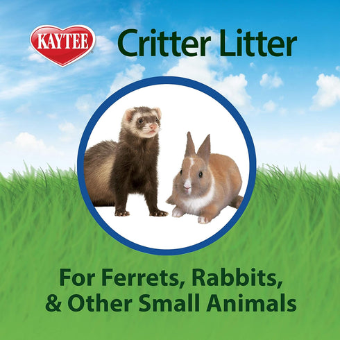 Kaytee Premium Potty Training Critter Litter, 4-Pound for Pet Ferrets, Rabbits & Other Small Animals
