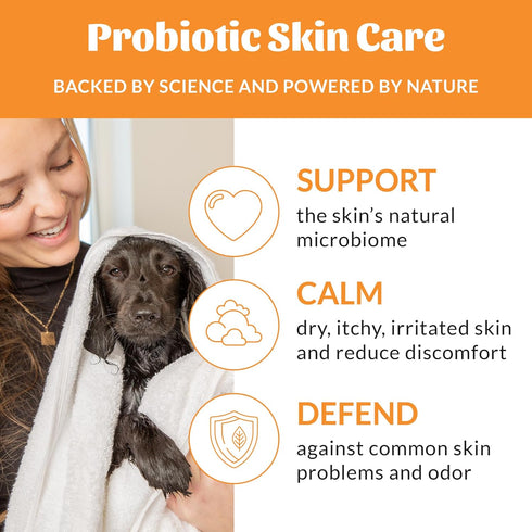 Omega-3s, 97% 16 oz Skouts Honor Probiotic Natural Dog Shampoo and Conditioner with Avocado Oil & Gentle Puppy Shampoo