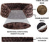 Furhaven Dog Bed for Large/Medium Dogs, Removable Washable Cover & Pillow Cushion Insert, Ultra Plush, Chocolate
