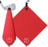 Ghost Golf Magnetic Towel (Greenside) - Premium Microfiber Towel with Magnet for Carts or Clubs - 18" x 18" (Red)