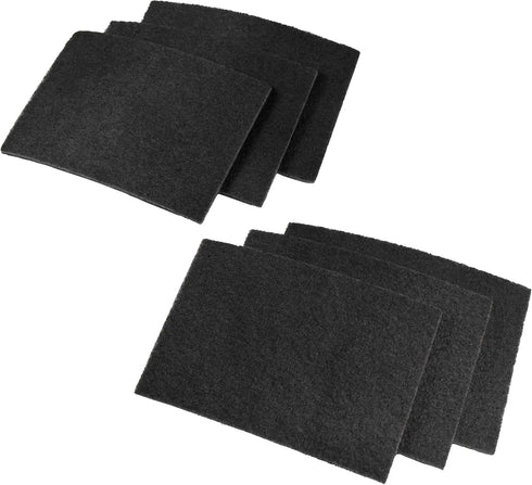HQRP 6-Pack Activated Carbon Cat Litter Box Filters, Compatible with Van Ness Litter Box