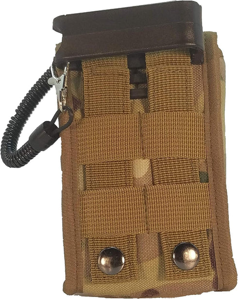 Rangefinder StrapPack Clip-On Pouch for Backpack Straps (Camo - Large) - Attachment for Hunters