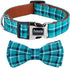 Soft & Comfy Bowtie Dog Collar, Adjustable and Detachable Bow Tie Collar for Small Medium Large Pets (Large, Pack of 1,