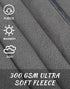 Outdoor Waterproof Camping Blanket, Hooded Fleece Windproof Blanket for Cold Weather Events