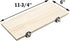Natural Wood Stand Platform 5‘’x11'' for Hamster, Mice, Chinchilla, Chipmunk, Small Animals Habitat Toy
