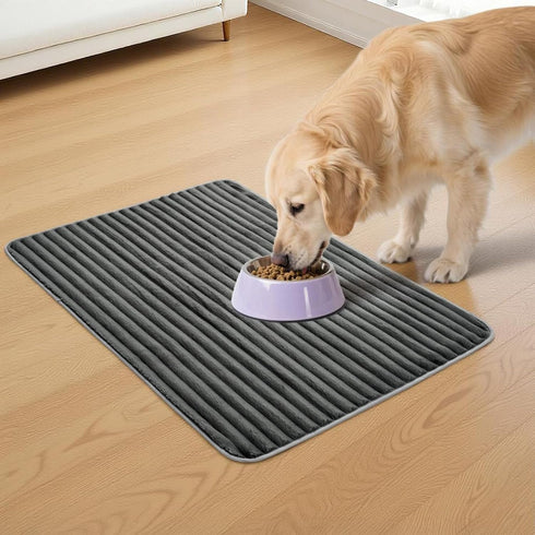 4 Pack 18" 24") FunFurry Flannel Washable Pee Pad for Dogs - Reusable Dog Pee Pads, Puppy Pads, Fast Absorb Pet Playpen