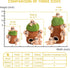 Interactive Squeaky Dog Toys Plush Sloth Dog Toy, Stuffing Woodland Friends Burrow, Squeaky Plush Toy for Small Medium