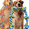 6 Knot 2 Pack Large Dog Rope Toy - Heavy Duty Chew Rope for Aggressive Chewers, Tug of War Play for Large Breeds