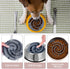 Bestalk Soft Silicone Slow Feeder Dog Bowls Insert, Fits Basic and Elevated Bowls for Small to Large Dogs (Grey, XL)