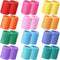 Lenwen 24 Pcs 4 Inch Wrist Sweat Bands for Men Women Absorbent