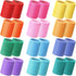 Lenwen 24 Pcs 4 Inch Wrist Sweat Bands for Men Women Absorbent