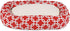 24 Inch Red Links Sherpa Bagel Dog Bed