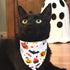 2 Pack Halloween Dog Bandana, Cat Holiday Bibs Scarf Accessories for Small Medium Large Dogs and Cats