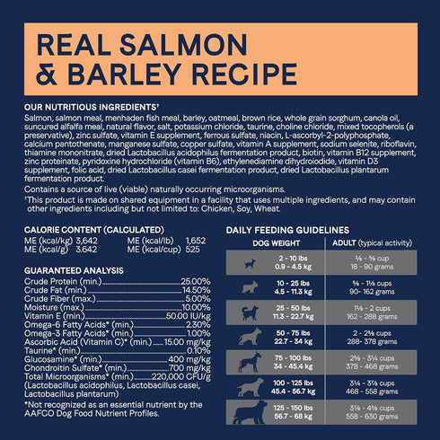 CANIDAE Pure Limited Ingredient Premium Adult Dry Dog Food: Real Salmon & Barley Recipe, 4 lbs