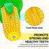 Dog Chew Toys for Aggressive Chewers – Interactive Squeaky Corn Toys for Small Medium Large Breeds, Teething, Grind