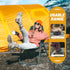 ABOOFAN Small Chair Cushion Fishing Accessories Stool pad Folding Chair Storage fold seat pad seat Cushion Foldable