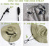 Set of 2 Cap Clips and Hat Chin Strap Windproof Clip Universal Clip Anti-lost Strap Multi-function Clip with Strap for Golfing, Fishing, Boating, Sailing and Other Sports