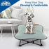Portable Elevated Bed, Folding Pet Cot for Indoor, Outdoor, Traveling, Camping, Raised Travel Lounger for Dogs, Cats,