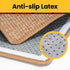 Cat Scratcher Mat - Natural Sisal with Sticky Velcro Tapes, Horizontal Floor Pads for Indoor Cats