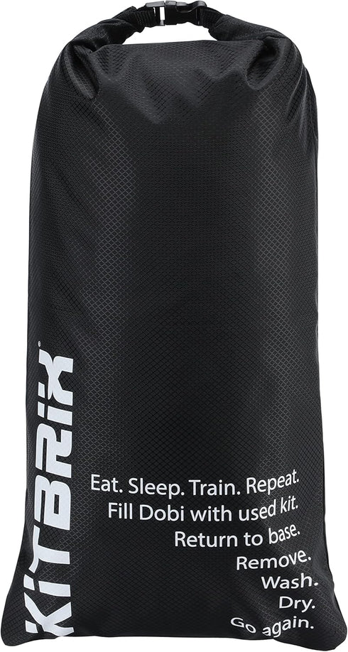 KitBrix DOBIPAK Bag - 12L Dry Bag for Wet Muddy Sports Gear, Hiking, Swimming, Running