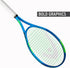HEAD Ti. Conquest Tennis Racket - Pre-Strung Head Light Balance 27 Inch Racquet, 4 3/8 in Grip, Blue