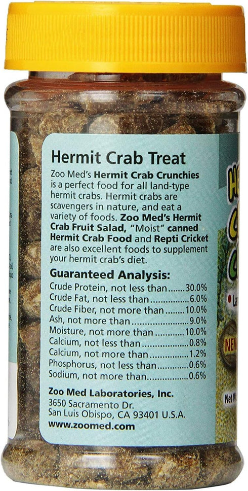 Zoo Med Peanut Crunchies for Hermit Crabs - Delicious Treats