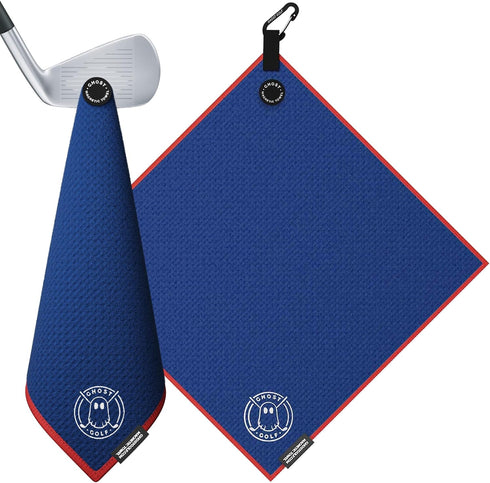 Ghost Golf Magnetic Towel (Greenside) - Ultra-Absorbent Microfiber Golf Towel with Magnet for Carts or Clubs