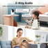 adomii 2K 33ft 2 Indoor Cameras for Home Security - Camera with Pan/Tilt, Night Vision, Way Audio, BLE Pairing - Motion