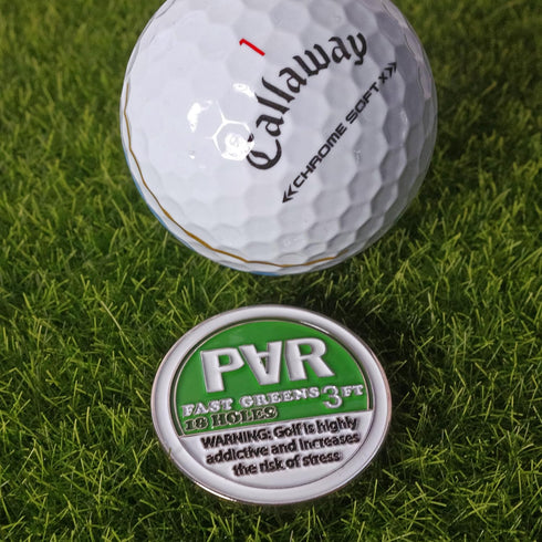 Happy Gilmore Golf Ball Marker with Magnetic Hat Clip - Funny Golf Accessories Gift for Men