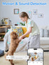 Elelink 2K 3MP, 256GB 2.4GHz Indoor Security Camera Motion & Sound Detection, Real-Time Alerts, Two-Way Audio, Works