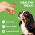 MON2SUN 10.6oz (30 Count Pack 1) Rawhide Free Dog Treats, Chicken Wrapped Purple Sweet Potato Snacks, Healthy