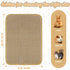 KEPYDRMTF (4PCS) Rabbit Scratching Pad, Sisal Scratching Pad for Bunny, Guinea Pig, Cat. Resting Mats for Cages, Forage