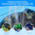 Aquarium Filter Media Bags, 8 Pack with Zipper, Reusable Strong Polyester Fine Mesh for Activated Carbon