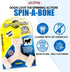 Bullibone Nylon Dog Chew Toy - Spin-a-Bone Interactive Toy that Improves Oral Health