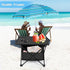 Foldable Small Folding Table, Portable with High-Capacity Storage for Outdoor Camping, BBQ, Picnics, Cooking