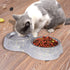 SAVORI Small Dog Bowls - Handmade Bling Rhinestones Stainless Steel Double Food Water Feeder for Cats and Dogs (Silver,