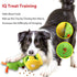 Gigwi Interactive Dog Puzzle Toys, Squeaky Treat Dispensing Toys for Small Medium Large Dogs, Plush Puppy Chew